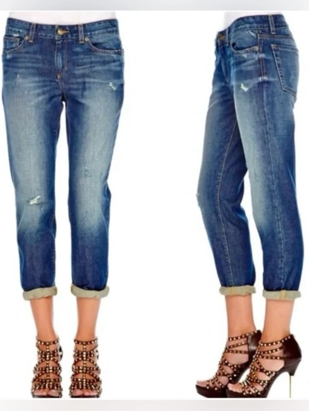 Michael Kors‎ Women’s Sz 12 Distressed Boyfriend Jeans